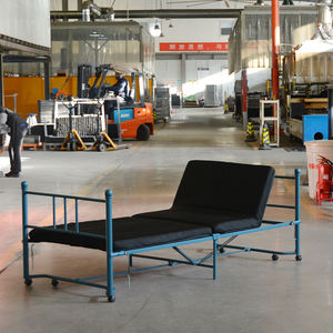 Divano Letto Pieghevole con Materasso, Telaio in Metallo, Lettino Pieghevole per Ospiti, Letto Portatile Salvaspazio - Product Image 2