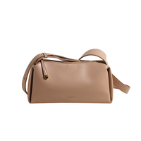 Sac à bandoulière simple rétro en cuir PU pour femme, léger, réglable, avec fermeture éclair