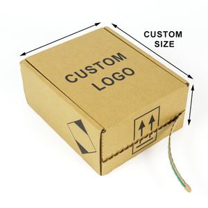 Custom Logo Rigid Eco-Friendly Zipper Shipping Mailing Adhesive Tear Opening Perforated Cardboard Self Seal <b>Matt</b> Lamination - Product Image 1