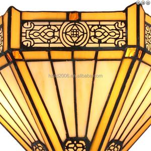 Lampe murale antique à LED, style Tiffany, en verre teinté, fabrication artisanale, design traditionnel européen, petite taille, pour chambre à coucher et salle à manger - Product Image 6