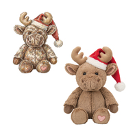 Peluche Arbre de Noël Personnalisée, Père Noël et Renne en Peluche, Poupées Douces avec Chapeau Rouge de Noël, Cadeaux en Peluche de Marque