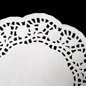 Dentelle ronde en crochet faite à la main, durable, de bonne qualité, colorée, papier pour table - Product Image 3