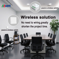 Solución de Control de Iluminación Inalámbrica RF433 Inteligente, sin Cables, Resistente al Agua, de ABS, para Hoteles, Oficinas, Edificios Residenciales y Proyectos
