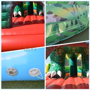 Parco Acquatico Gonfiabile Gigante a Tema Dinosauri per Adulti e Bambini - Giochi e Attrazioni - Product Image 4