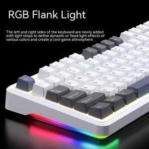 Aula F87 Pro Gasket Chơi Game Bàn Phím Cơ Khí 75% Tkl Bố Trí Không Dây Hoán Đổi Nóng RGB Tùy Chỉnh Bt Bàn Phím - Product Image 3