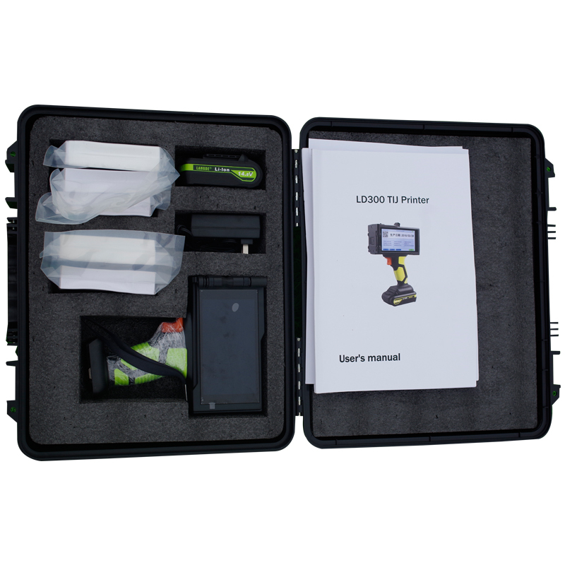 Portable Jet D'encre Industrielle Handjet Portable Imprimante À Encre Solvant