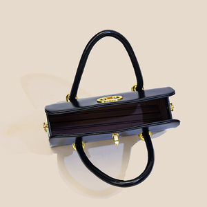 Nouveau Sac Fourre-tout Décontracté Géométrique en PU pour Femme, Design Niche Transfrontalier 2025, avec Bandoulière Amovible et Doublure en Polyester - Product Image 2