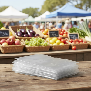 <b>Transparent</b> Food-Grade Vacuum Storage <b>Bags</b> for Meat, Vegetables & Dry Food Packaging - Product Image 3