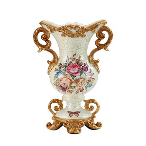 Elegante jarrón de porcelana para mesa, decoración floral europea moderna, maceta de cultivo del agua - Product Image 1
