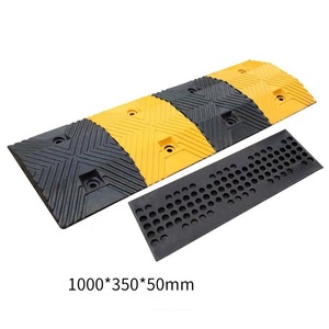 Limiteur de vitesse en caoutchouc rainuré haute visibilité et durable pour <span class=keywords><strong>la</strong></span> sécurité routière extérieure à 15-25 mph <span class=keywords><strong>sur</strong></span> les pentes - Product Image 3