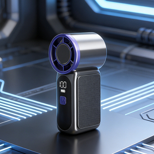 Hot Sale 85g Lipstick Size Mini Fan Wind Gathering Channel High Speed Fan 6 Months Long Standby Lifespan Powerful Handheld Fan - Product Image 1