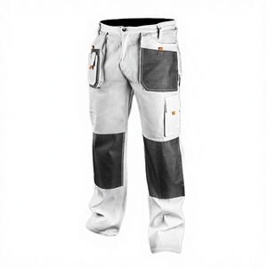Pantalon de travail en sergé de polyester épais, coupe peintre, longueur personnalisable, multiples poches utilitaires, impression UV – Grande Vente - Product Image 3