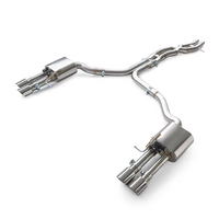 Système d'échappement amélioré Valvetronic en acier inoxydable pour Audi A8 A8L D4 3.0T 4.0T