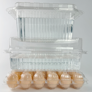 Trong Suốt 30-Di Động Nhựa Trứng Carton Vật Liệu Tái Chế Hộp Trứng Thân Thiện Với Môi Hộp Nhựa - Product Image 3