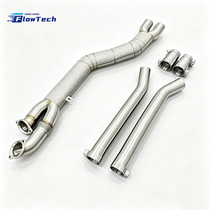 Tubo Intermedio de Acero Inoxidable 304 de Alta Calidad para BMW G80 G82 G87 M3 M4 M2 S58 3.0L Twin Turbo, Mejora del Escape de Competición con Protector Térmico - Product Image 5