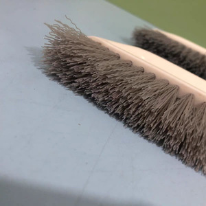 Crevice Cleaning <b>Brush</b> Steel Wire White With Hanging Loop For Bathroom Kitchen Corners Tile Floors - Product Image 2