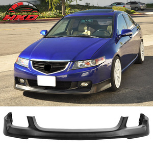 Fits For Acura TSX 04-05 OE Style Front Bumper Lip Spoiler Bodykit Unpainted - PU High Quality Exterior Accessory - Product Image 1