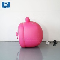 Décoration de fête et d'événement durable en PVC gonflable scellé, modèle de télévision de dessin animé, pour centres commerciaux et festivals