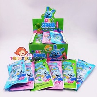 Bonbons durs en forme de brosse à dents aux fruits sucrés OEM avec emballage en boîte de dentifrice, gelée de fruits, confiture liquide, bonbons liquides