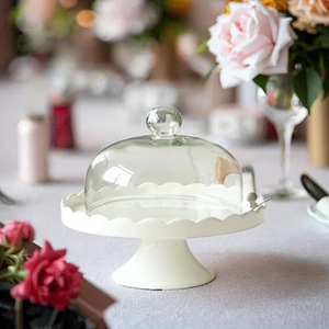 Prix d'usine Supports à gâteaux en céramique écologiques de luxe personnalisés avec support de présentation pour gâteaux de mariage - Product Image 4
