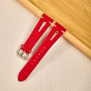 Correa de <span class=keywords><strong>reloj</strong></span> de cuero genuino con diseño hueco en forma de V, correa delgada y cónica, pulsera elegante y lujosa para <span class=keywords><strong>mujer</strong></span>, compatible - Product Image 5