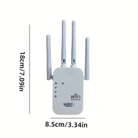 Extensor WiFi de doble banda de 1200Mbps, amplificador de señal, repetidor de red, Puerto Ethernet para el hogar, 5GHz, 2,4 GHz