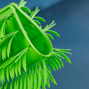 Hund Slow Feeder Silikon Schnupftabak Matte Anti-Choking Cat Slip Lick Pad mit Saugnapf Easy Clean Pet Groom ing Produkt Grasform - Product Image 5