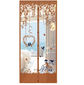 <span class=keywords><strong>Rideau</strong></span> <span class=keywords><strong>de</strong></span> <span class=keywords><strong>porte</strong></span> moustiquaire isolant robuste en maille polyester-coton, mains libres, avec fermeture magnétique, personnalisable - Product Image 6