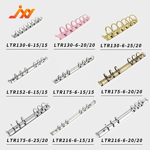 Kim Loại 6 Vòng Nhật Ký Thư Mục Ngân Sách Chất Kết Dính Lá Lỏng Cơ Chế 152Mm Cho A6 A7 Bạc Nickel/Ánh Sáng Vàng Hồng Vàng Môi Trường - Product Image 6