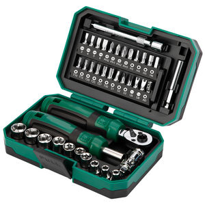 Boîte à outils de ménage 40 pièces Boîte à outils magique Clé à cliquet Tournevis à douille-Ensembles d'outils polyvalents pour usage domestique - Product Image 6