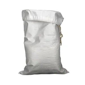 Tốt bán Chất lượng cao PP dệt túi gạo tái chế Đóng gói bao Bopp nhiều lớp sử dụng 50kg PP dệt túi 10 kg