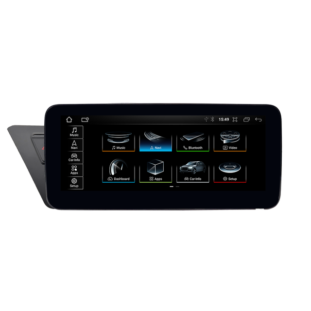 Snapdragon665 12.3inch Wireless CarPlay Auto Andorid14 Car Stereo Video Player for AUDI 08-16 A4 B8 S4 Head Unit Radio