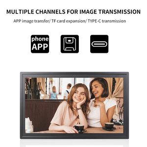 Giảm giá bán buôn thỏa thuận: 18.5 inch đen khung ảnh kỹ thuật số, màn hình điện dung, khung ảnh đám mây, uhaleos, hỗ trợ thẻ TF - Product Image 2
