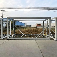 Casa Contenedor Modular a Precio de Fábrica, Caseta de Seguridad Prefabricada Desmontable, Caseta de Vigilancia para Oficina y Fábrica