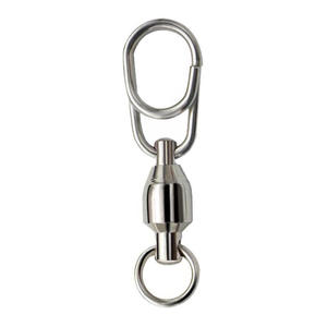 ตะขอเกี่ยวสแตนเลสแบบหมุนได้ อุปกรณ์ตกปลา ตัวเชื่อมแบบวงรี สำหรับตกปลาในน้ำเค็ม ทนทานต่อการสึกหรอ 1 นาที 234567 นาทีสูงสุด - Product Image 5