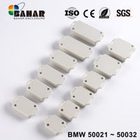 Caja de plástico ABS para montaje en pared Bahar Enclosure, caja para proyectos de PCB, modelo 50021~50032