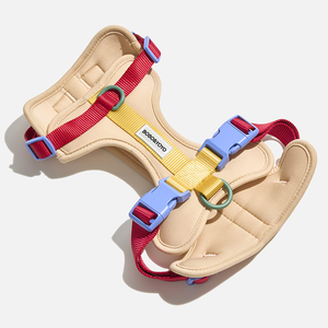 Harnais pour chien et chat BOBO&YOYO, nouveau design tendance, personnalisable avec logo, luxe, respirant, en polyester solide, avec boucle. - Product Image 2