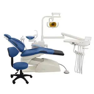Economic dental chair unit/cheap dental chair/integral dental unit with CE mark dental light cure composite resin