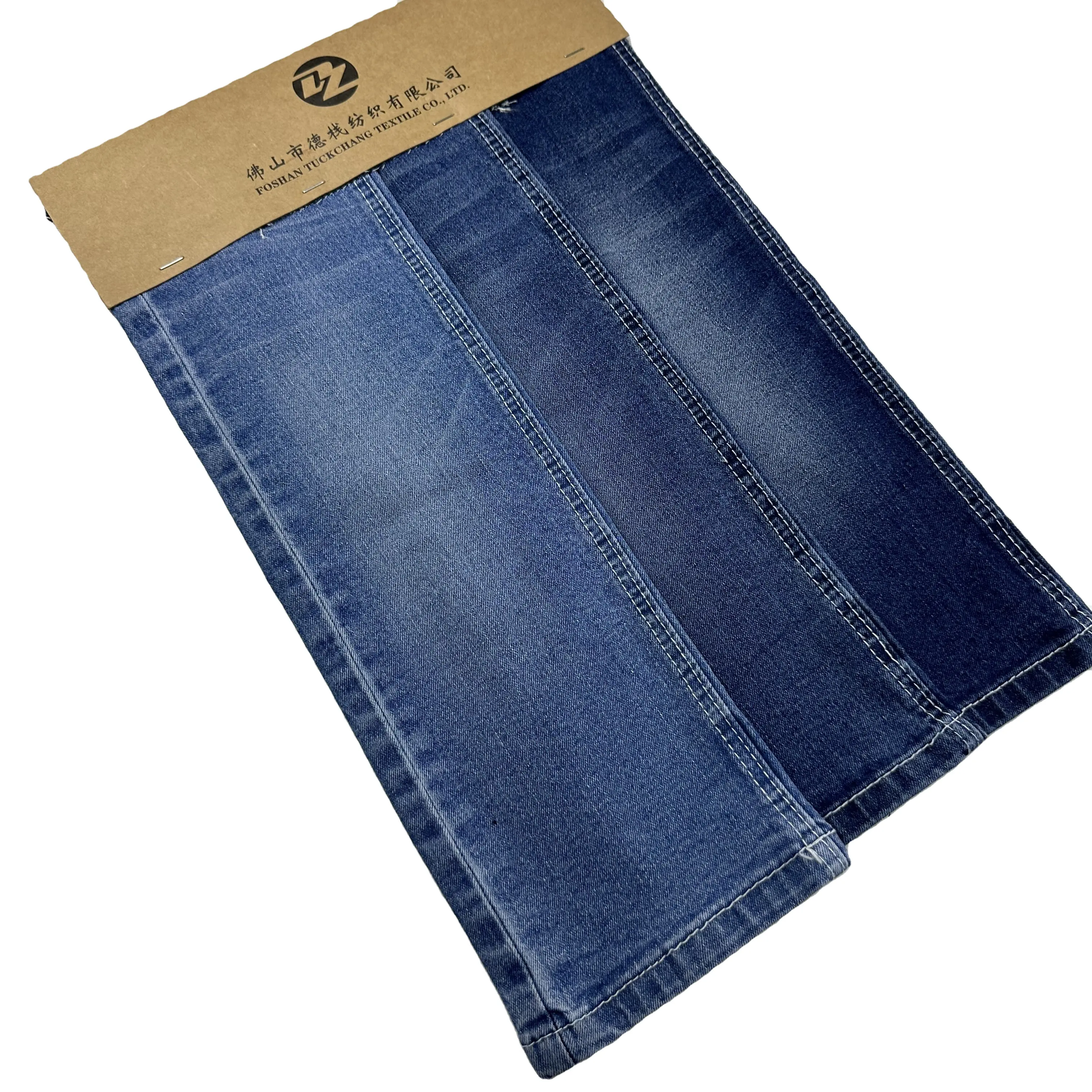 Текстильная горячая Распродажа дешевая цена 10 унций легкая синяя джинсовая ткань