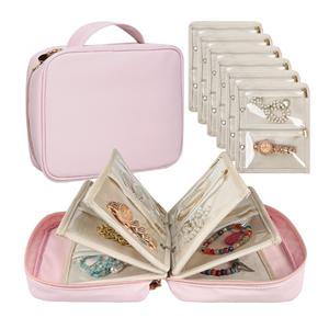 Bolsa de Almacenamiento de Joyas con Logotipo Personalizado de Fábrica, Gran Capacidad, Antiarañazos, con Bolsas Transparentes con Cierre - Product Image 1