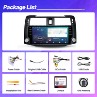 Radio de Coche Android Podofo de 10.33 Pulgadas, 6+128G, para Toyota 4Runner 2009-2020, CarPlay Inalámbrico, Android Auto, IPS, GPS, WiFi
