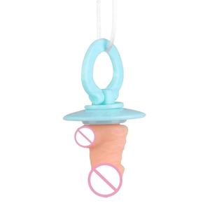 Yenilik parti maskeli Prop komik minik Penis şekli emzik yetişkin oyuncak bebek emzik bekarlığa veda partisi Single tek tavuklar partiler için - Product Image 6