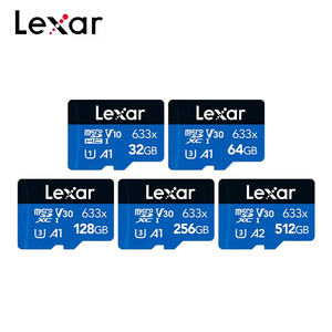 Tarjeta de Memoria Mini <span class=keywords><strong>SD</strong></span> <span class=keywords><strong>Lexar</strong></span> 633X U1 Clase 10 100% Nueva y Original de 32GB 64GB 128GB 256GB <span class=keywords><strong>512GB</strong></span> para Cámara y Teléfono DVR - Product Image 2