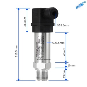 Capteur de pression à silicium diffusé TH-YL-001 avec affichage numérique et sortie 4-20mA RS485 pour la mesure d'eau, d'huile, d'air et de pression hydraulique - Product Image 1