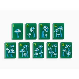 Jeu de Mahjong Américain Professionnel 160 Tuiles, Portable, en Acrylique, Série Émeraude Chanceuse avec Logo Personnalisé - Product Image 5