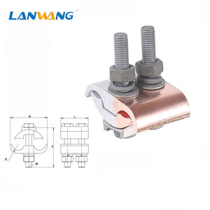 Penjepit Konektor Bimetalik Tembaga dan Aluminium JBTL 2 Baut, Penjepit Alur Paralel untuk Pemasangan Listrik, Pemasok Pabrik - Product Image 1