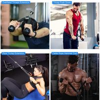 Système de poulie latérale pour musculation à domicile, accessoires de poulie à câble en acier pour triceps, biceps, avant-bras