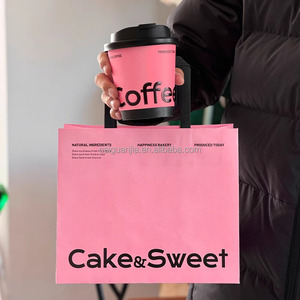 Vaso de Papel Desechable <span class=keywords><strong>para</strong></span> Café, Personalizado en Rosa, <span class=keywords><strong>para</strong></span> Té <span class=keywords><strong>con</strong></span> <span class=keywords><strong>Leche</strong></span>, Grueso, <span class=keywords><strong>para</strong></span> Llevar, <span class=keywords><strong>con</strong></span> Tapa - Product Image 5
