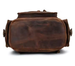 Mochila de cuero Hunter personalizada de fábrica, mochila de ordenador de negocios para hombre del fabricante, buena calidad y rentable - Product Image 2