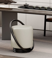 Tabouret de coiffeuse, tabouret de salon, tabouret de table basse, tabouret de maquillage simple pour chambre à coucher